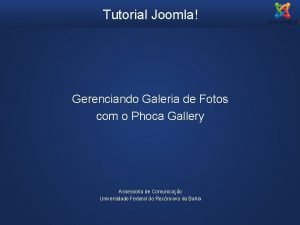 Galeria de fotos joomla