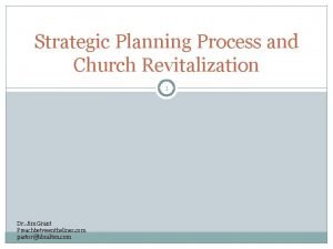 Church strategic plan doc