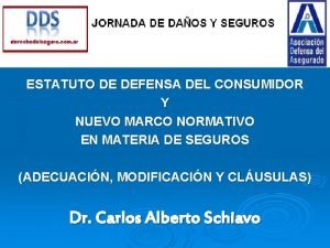 ESTATUTO DE DEFENSA DEL CONSUMIDOR Y NUEVO MARCO