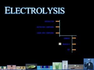 Introduction Molten electrolyte Aqueous electrolyte Summary We have