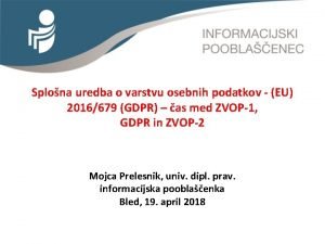 Splona uredba o varstvu osebnih podatkov EU 2016679