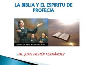 El espiritu de la profecia biblia