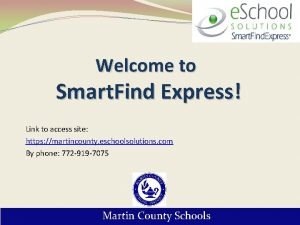 Smartfind express martin county