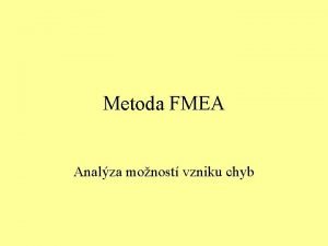 Fmea rpn