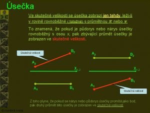 Skutečná velikost úsečky