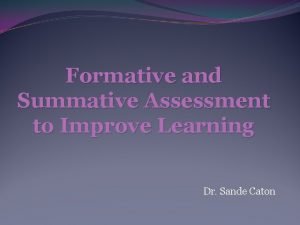 Comparison between formative and summative evaluation