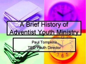 History of youth ministry