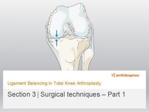 Ligament Balancing in Total Knee Arthroplasty Section 3Surgical