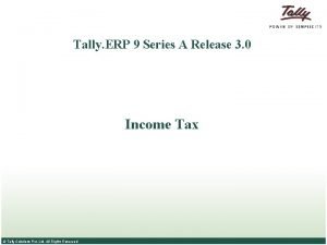 Tally erp 9 on rent