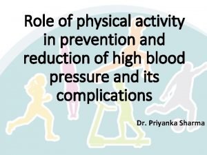 Conclusion of physical activity