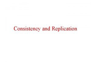 Client-centric consistency models