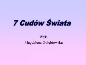 Wyk Magdalena Gobiowska Historia Najwczeniejsza znana wersja listy