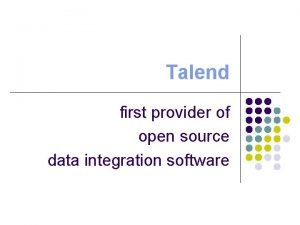 Open source data integration software