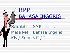 Pel bahasa inggris