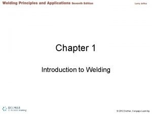 Introduction to welding chapter 1