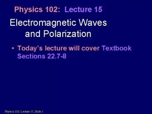 Polarization in physics