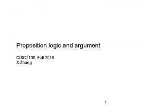 Argument forms