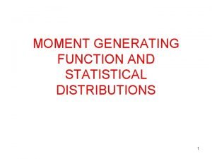 Moment generating function of binomial distribution