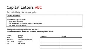 Capital letter abc
