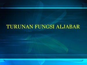 Simbol turunan kedua