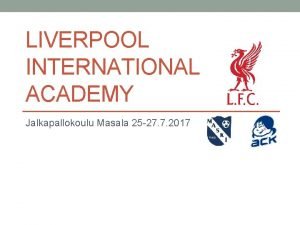 Liverpool jalkapallokoulu