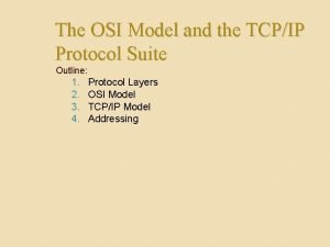 Osi model layers