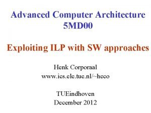 Ilp computer architecture