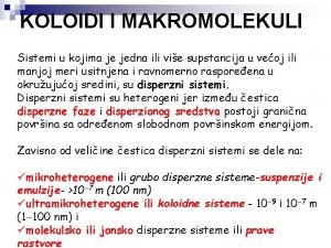 Koloidi