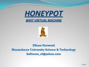 Honeypot virtual machine