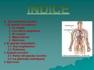 0 Conocimientos previos 1 El aparato circulatorio 1