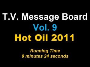 Message hot oil