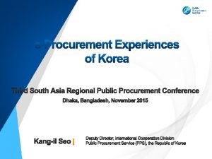 Third South Asia Regional Public Procurement Conference Dhaka