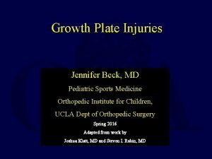 Jennifer beck md