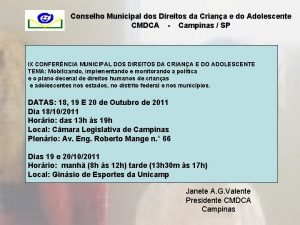 Cmdca campinas