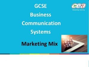 Gcse business and communication systems