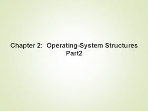 Solaris modular approach Solaris modular approach