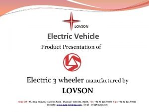 Electric Vehicle Product Presentation of Electric 3 wheeler