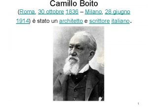 Boito restauro