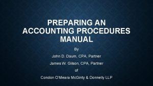 Documentation in accounting Documentation in accounting