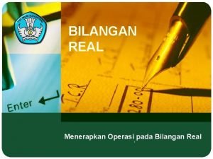 Skema pembagian sistem bilangan real