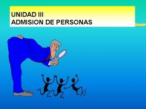 Admision de personas