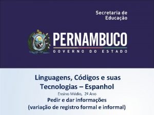 Linguagens Cdigos e suas Tecnologias Espanhol Ensino Mdio