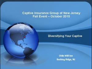 Captive Insurance Group of New Jersey Fall Event