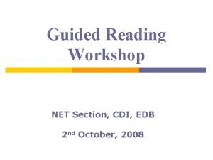 Guided reading vs shared reading