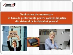 Noul sistem de remunerare n baz de performan