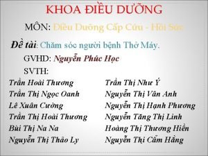 KHOA IU DNG MN iu Dng Cp Cu