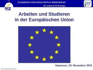 Arbeiten und Studieren in der Europischen Union Hannover