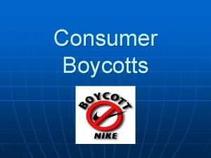 Boycott vs girlcott
