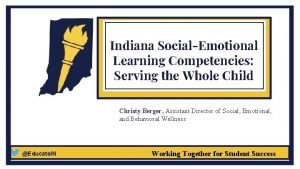 Indiana department of education social emotional learning