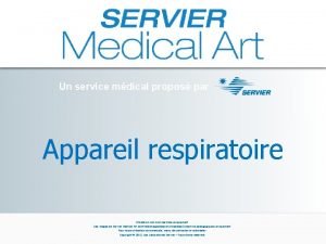 Un service mdical propos par Appareil respiratoire Utilisation